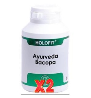 Pack de 2 unidades Ayurveda Bacopa 180 Cápsulas. EQUISALUD