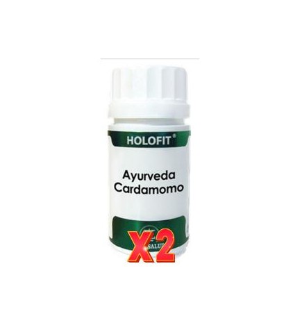 Pack de 2 unidades Ayurveda Cardamomo 50 Cápsulas. EQUISALUD