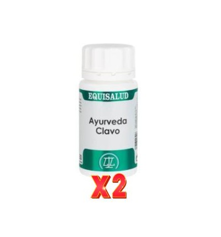 Pack de 2 unidades Ayurveda Clavo 50 Cápsulas. EQUISALUD