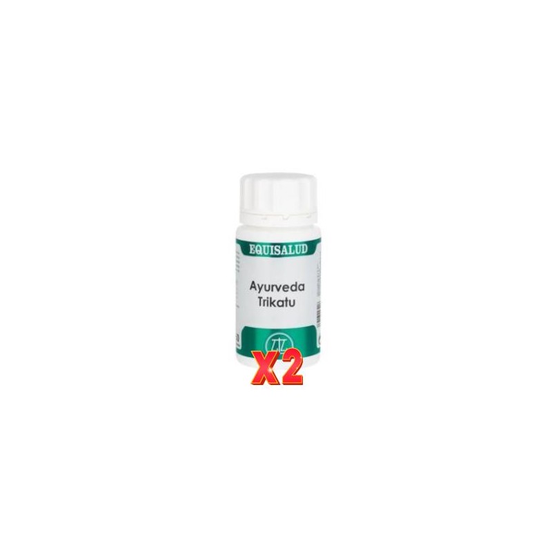 Pack de 2 unidades Ayurveda Trikatu 50 Cápsulas. EQUISALUD Pack de 2 unidades Ayurveda Trikatu 50 Cápsulas. EQUISALUD