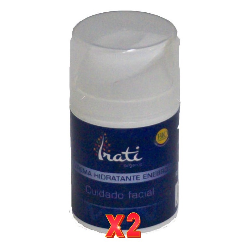 Pack de 2 unidades Crema Hidratante Con Enebro  50 Ml. IRATI ORGANIC