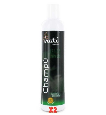 Pack de 2 unidades Champucabello Normal 250 Ml. IRATI ORGANIC