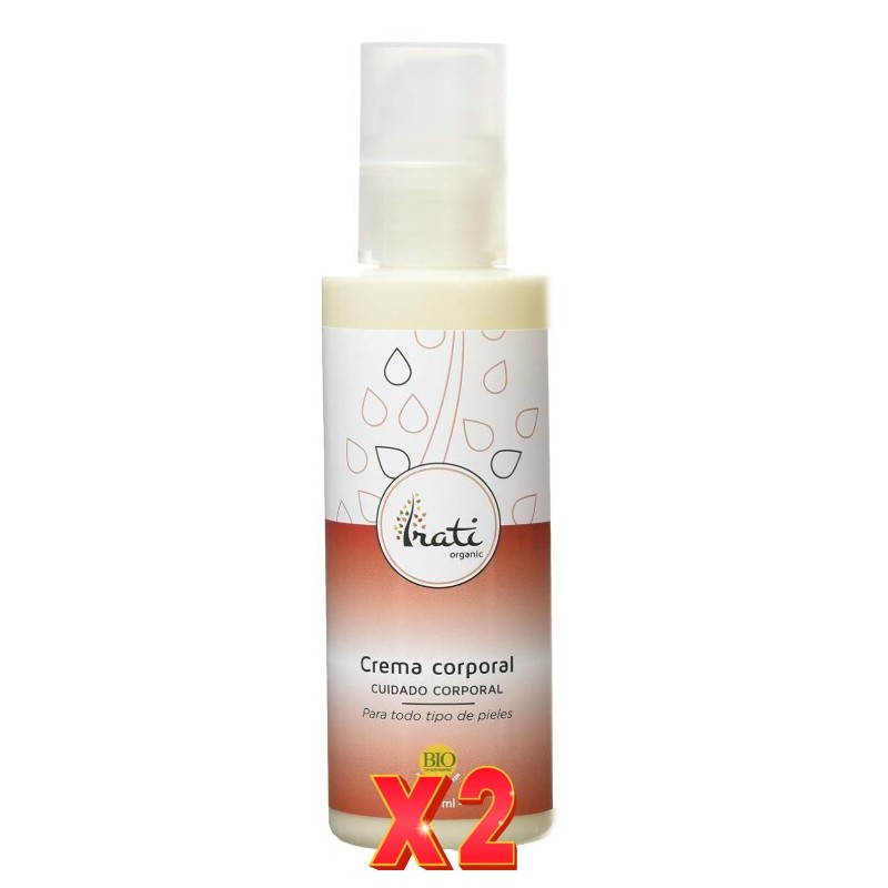 Pack de 2 unidades Crema Corporal 200 Ml. IRATI ORGANIC Pack de 2 unidades Crema Corporal 200 Ml. IRATI ORGANIC