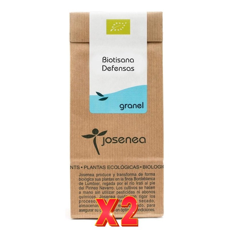 Pack de 2 unidades Biotisana Defensas 40 Gr. Bolsa Kraft Granel 40 Gr. JOSENEA