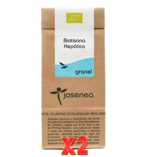 Pack de 2 unidades Biotisana Hepática 50 Gr. Bolsa Kraft Granel 50 Gr. JOSENEA