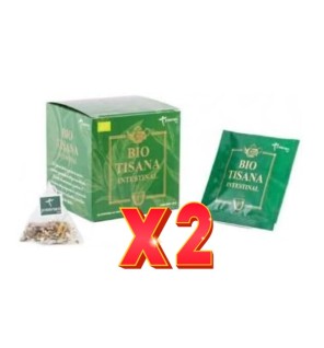 Pack de 2 unidades Biotisana Intestinal 15 Pir. Ensobr. Caja 15 Pirámides Ensobradas JOSENEA