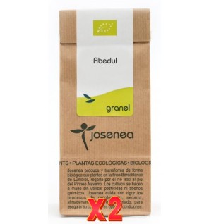 Pack de 2 unidades Abedul Bio 25 Gr.  Bolsa Kraft Granel 25 Gr. JOSENEA