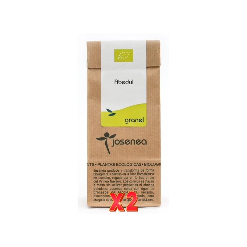 Pack de 2 unidades Abedul Bio 25 Gr. Bolsa Kraft Granel 25 Gr. JOSENEA Pack de 2 unidades Abedul Bio 25 Gr. Bolsa Kraft Granel 25 Gr. JOSENEA