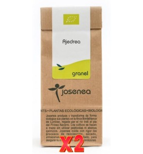 Pack de 2 unidades Ajedrea Bio 25 Gr.  Bolsa Kraft Granel 25 Gr. JOSENEA