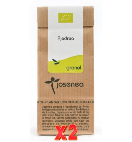 Pack de 2 unidades Ajedrea Bio 25 Gr.  Bolsa Kraft Granel 25 Gr. JOSENEA
