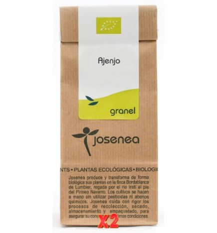 Pack de 2 unidades Ajenjo Bio 50 Gr. Bolsa Kraft Granel 50 Gr. JOSENEA