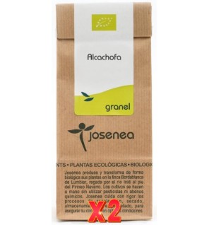 Pack de 2 unidades Alcachofa Bio 50 Gr.  Bolsa Kraft Granel 50 Gr. JOSENEA