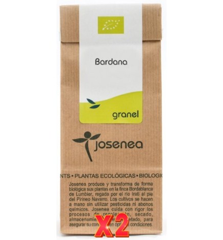 Pack de 2 unidades Bardana Bio 75 Gr. Bolsa Kraft Granel 75 Gr. JOSENEA