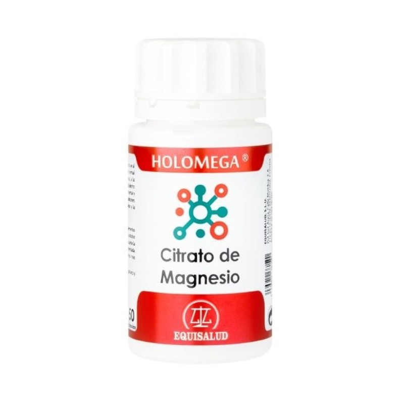Holomega Citrato De Magnesio 50 Cápsulas. EQUISALUD Holomega Citrato De Magnesio 50 Cápsulas. EQUISALUD