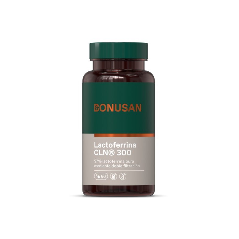Lactoferrina Cln® 300 60 Cápsulas Gastrorresistentes Bonusan