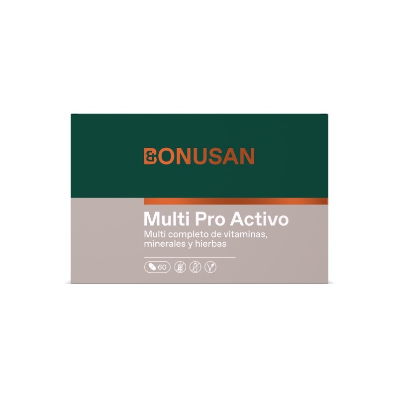 Multi Pro Activo 60 Comprimidos Bonusan Multi Pro Activo 60 Comprimidos Bonusan