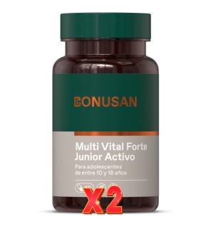 Pack de 2 unidades Multi Vital Forte Junior Activo 60 Cápsulas Bonusan