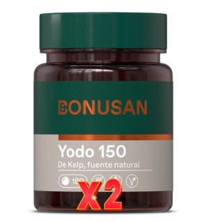 Pack de 2 unidades Yodo 150 180 Comprimidos Bonusan