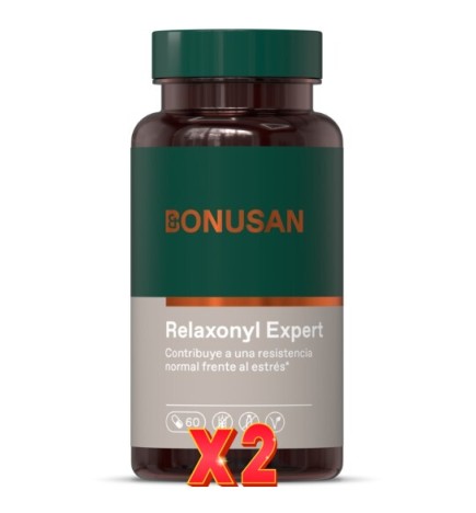 Pack de 2 unidades Relaxonyl Expert 60 Cápsulas Bonusan