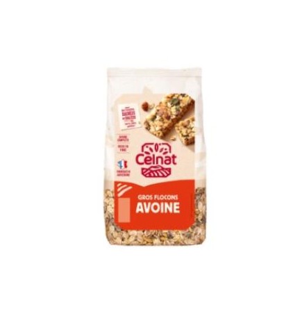 Copos De Avena Gruesos 500 Gramos Bio Celnat