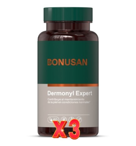 Pack de 3 unidades Dermonyl Expert 60 Cápsulas Bonusan