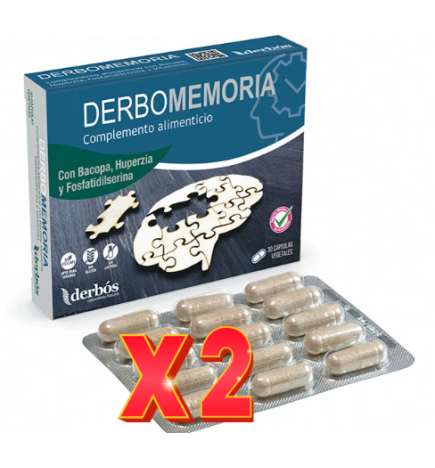 Pack de 2 unidades Derbomemoria 30 Capsulas Derbos