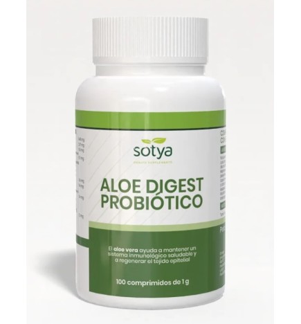 Aloe Digest Probiotico Masticable 1G 100 Comprimidos Sotya