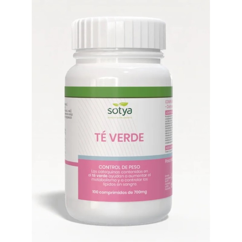 Te Verde 700Mg 100 Comprimidos Sotya