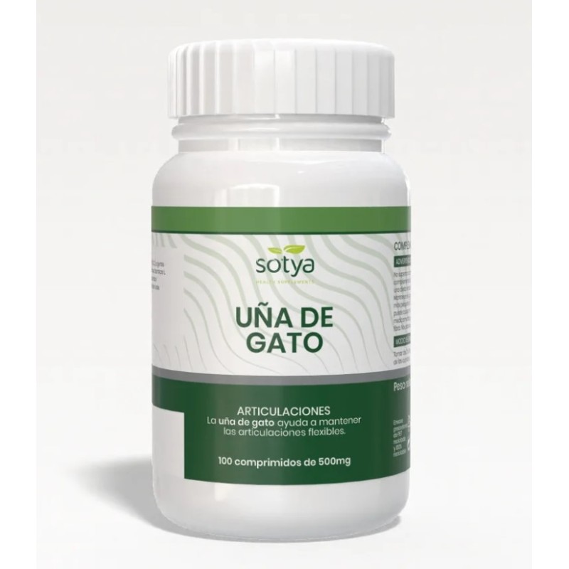 Uña De Gato 500Mg 100 Comprimidos Sotya Uña De Gato 500Mg 100 Comprimidos Sotya