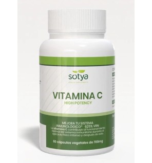 Vitamina C High Potency 700Mg 60 Capsulas Sotya