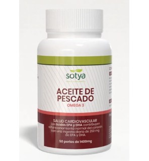 Epa Aceite De Pescado Omega3 1400Mg 50 Perlas Sotya
