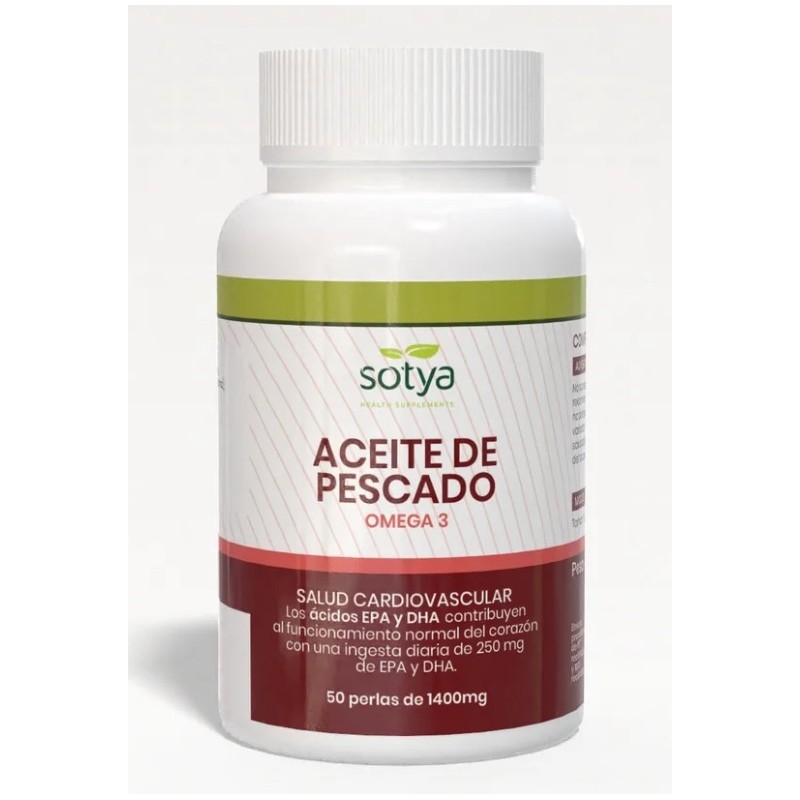 Epa Aceite De Pescado Omega3 1400Mg 50 Perlas Sotya Epa Aceite De Pescado Omega3 1400Mg 50 Perlas Sotya