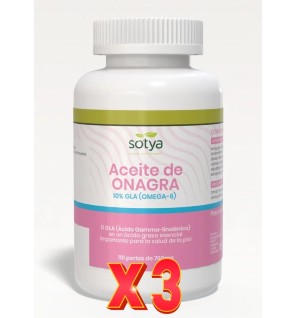 Pack de 3 unidades Onagra 700Mg 110 Perlas Sotya