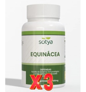 Pack de 3 unidades Equinacea 500Mg 100 Comprimidos Sotya