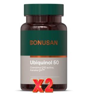 Pack de 2 unidades Ubiquinol 50 60 Perlas Bonusan