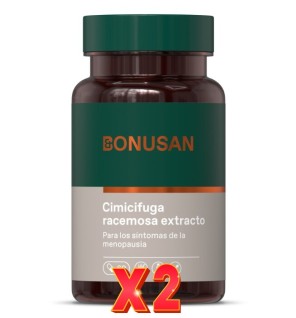Pack de 2 unidades Cimicifuga Racemosa Extracto 60 Cápsulas Bonusan