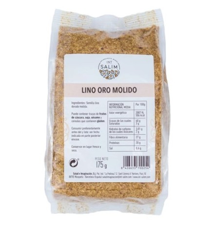 Semilla Lino Oro Molida 175 Gr Int Salim