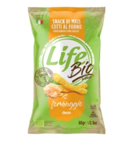 Snack De Maiz Y Queso Bio 60Gr