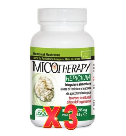 Pack de 3 unidades Micotherapy Hericium 90Cap. - Avd Reform