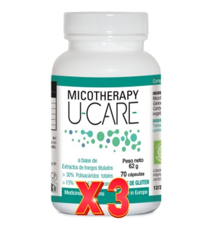 Pack de 3 unidades Micotherapy U-Care 70Cap. - Avd Reform