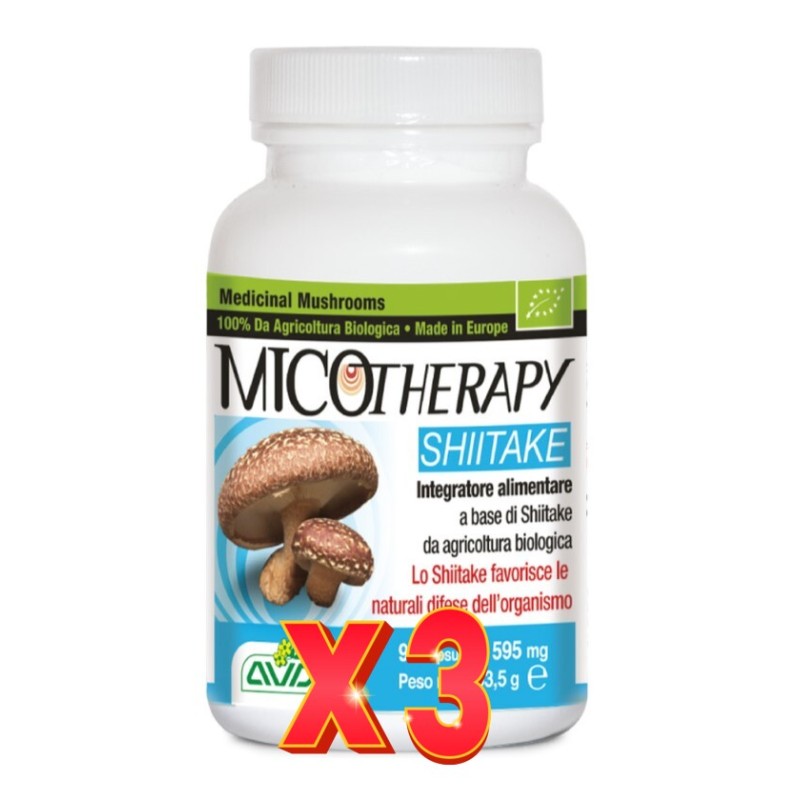 Pack de 3 unidades Micotherapy Shiitake 90Cap. - Avd Reform Pack de 3 unidades Micotherapy Shiitake 90Cap. - Avd Reform