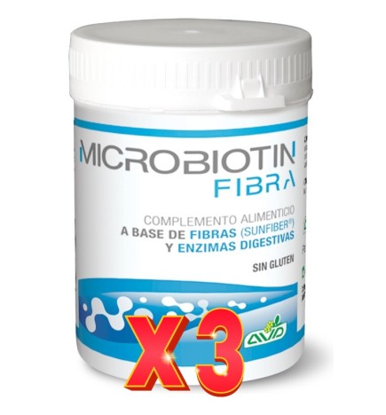 Pack de 3 unidades Microbiotin Fibra 100Gr.-Avd Reform