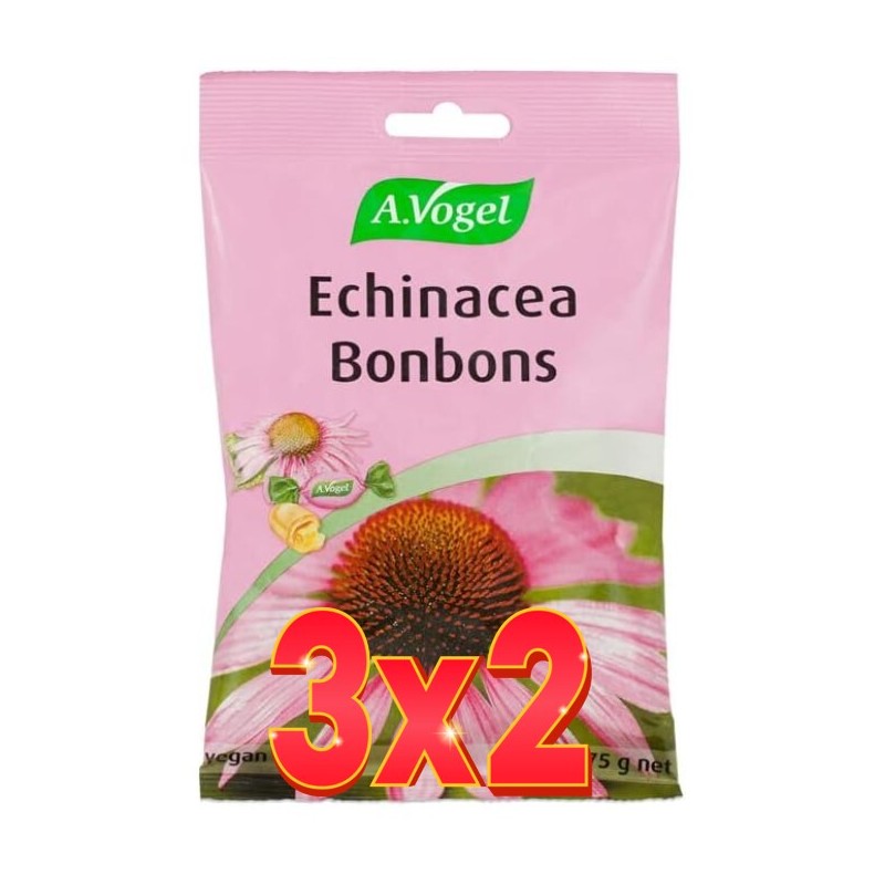 Pack de 3x2 unidades Echinacea Bonbons Bolsa 75 Gr Vogel