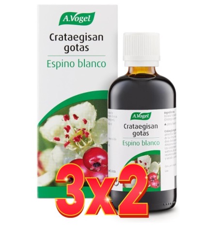 Pack de 3x2 unidades Crataegisan Gotas 100 Ml Vogel