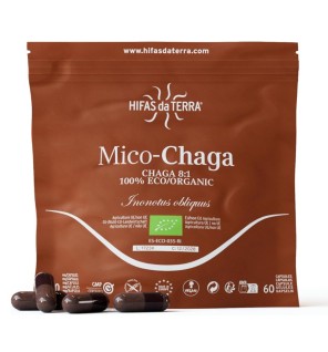 Mico-Chaga+Vit C Eco  Doypack 60 Capsulas Hifas da Terra