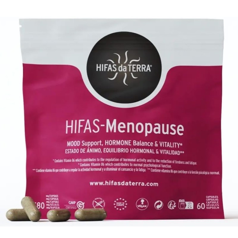 Hifas-Menopause Doypack 60 Capsulas Hifas da Terra Hifas-Menopause Doypack 60 Capsulas Hifas da Terra