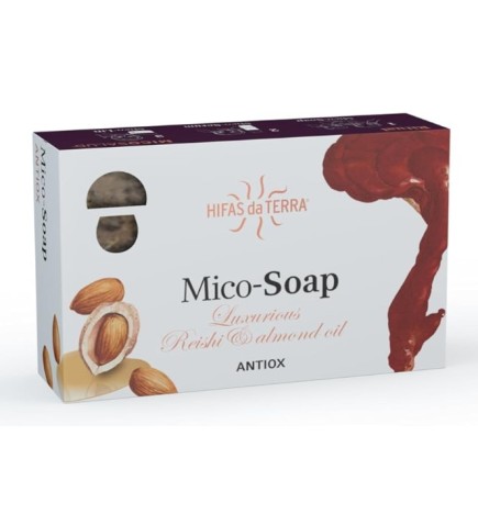 Mico Soap Luxurious Reishi-Almond Oil 150 Gramos Hifas da Terra