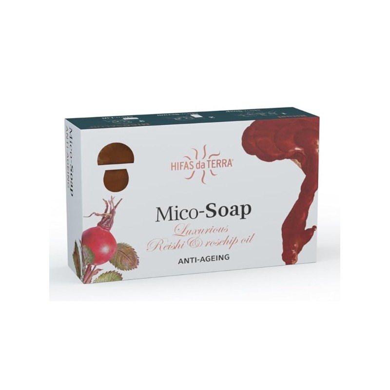 Mico Soap Luxurious Reishi-Rosehip Oil 150 Gramos Hifas da Terra