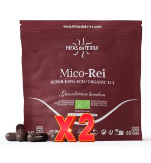 Pack de 2 unidades Mico-Rei + Vit C Eco  Doypack 60 Capsulas Hifas da Terra