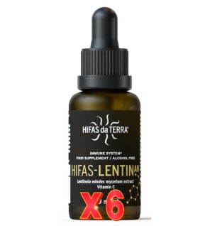Pack de 6 unidades Hifas-Lentinan  30 Ml Hifas da Terra